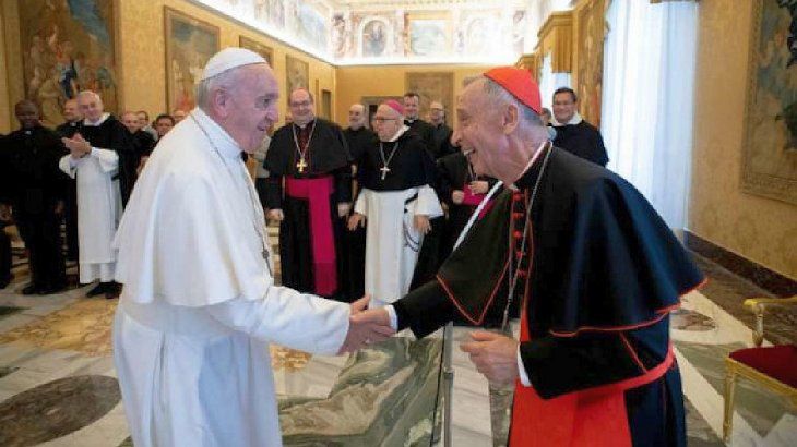El papa Francisco y el cardenal mallorquín Luis Ladaria.
