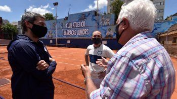 Guzmán y Lammens dialogaron sobre le programa para infraestructura de clubes de barrio&nbsp;