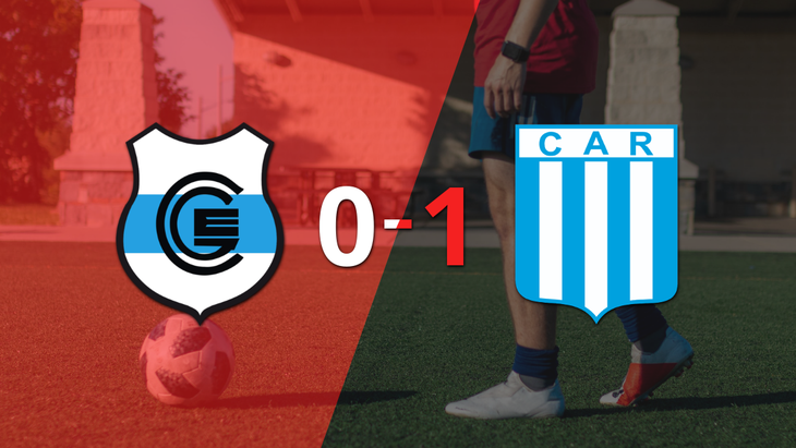 A Racing (Cba) no le sobró nada, pero venció a Gimnasia (J) por 1 a 0 con un gol agónico