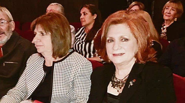 GALA. ALPI celebró en el Maipo. Teresa González Fernández junto a Patricia Bullrich.&nbsp;