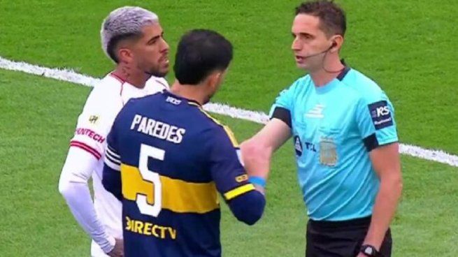 La AFA suspendió a Nicolás Lamolina tras expulsar al hijo de Chiqui Tapia en Barracas-Boca