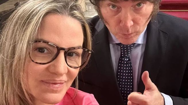 La candidata a gobernadora de la provincia de Buenos Aires por La Libertad Avanza (LLA), Carolina Píparo﻿.