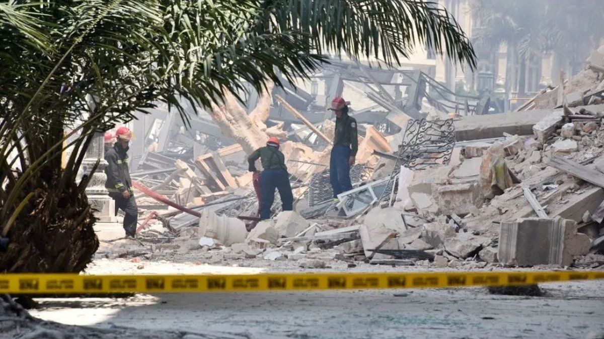 13 missing and 8 confirmed dead after the explosion in a downtown hotel in Havana