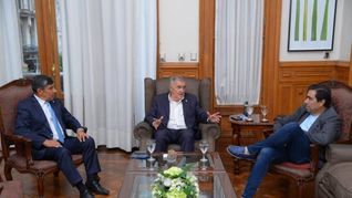 Osvaldo Jaldo, Miguel Acevedo y Sergio Mansilla, los tres pilares del oficialismo institucional en Tucumán.&nbsp;&nbsp;