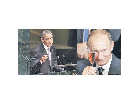El mandatario estadounidense, Barack Obama, trazó como línea roja  la inclusión de Bashar al Asad en cualquier plan para poner fin a la guerra civil en Siria. Para Vladímir Putin, “es un error enorme no cooperar con el Gobierno sirio”.El mandatario estadounidense, Barack Obama, trazó como línea roja  la inclusión de Bashar al Asad en cualquier plan para poner fin a la guerra civil en Siria. Para Vladímir Putin, “es un error enorme no cooperar con el Gobierno sirio”.