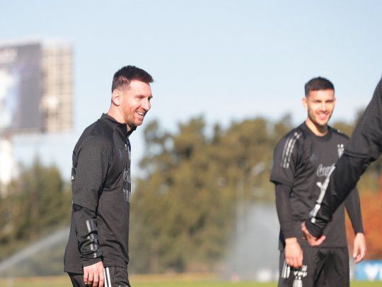 Messi ya está con la Selección.