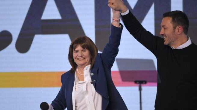 Patricia Bullrich, la ganadora de la interna nacional de Juntos por el Cambio.