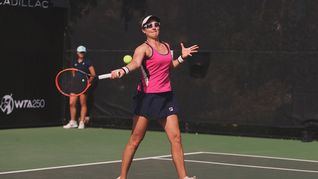Nadia Podoroska fue de menos a más en el WTA 1000 de Indian Wells y se llevó un triunfo muy valioso.