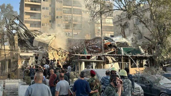 Así amaneció Israel tras el ataque.
