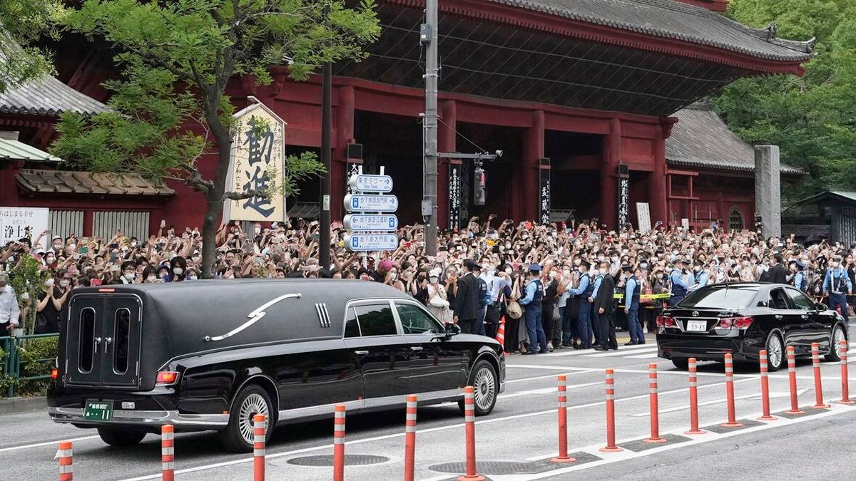 Japón despidió al asesinado exprimer ministro Shinzo Abe