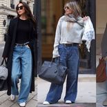 Una de las claves va a ser el contraste, los jeans amplios se van a combinar con prendas más estructuradas en la parte superior. Una de las claves va a ser el contraste, los jeans amplios se van a combinar con prendas más estructuradas en la parte superior.
