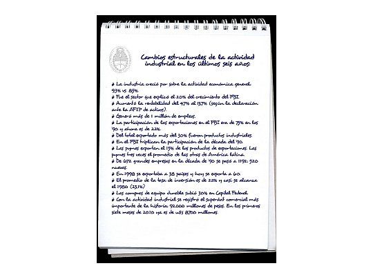 El recordatorio que Cristina echó en cara a industriales para demostrar que la actividad está en alza