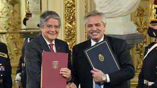 Alberto Fernández habló ante el presidente de Ecuador Guillermo Lasso: Es momento de ayudar a Venezuela