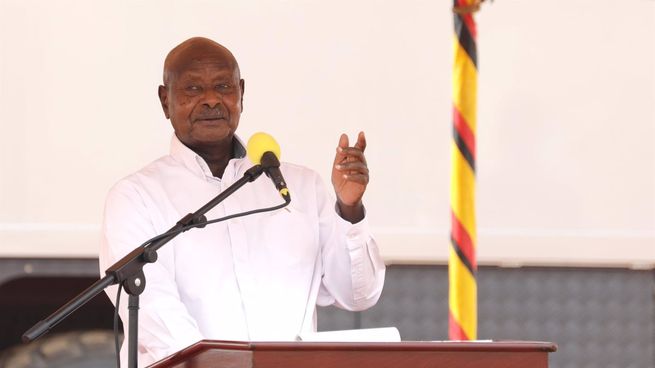 Yoweri Museveni, presidente de Uganda.&nbsp;