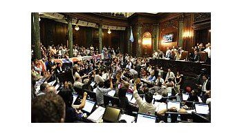 ámbito.com | La legislatura, en el histórico momento de la votación.