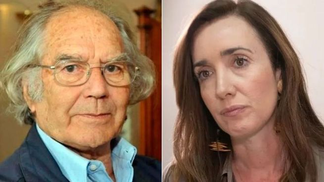 Adolfo Pérez Esquivel y Victoria Villarruel. 