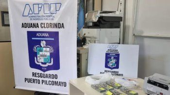 afip secuestro u$s60.000 ingresados al pais ilegalmente en bolsas de cafe