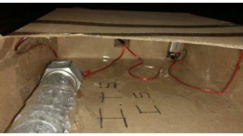 El artefacto estaba dentro de una caja y fue desactivado por la Policía.