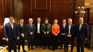 Javier Milei with PRO governors and allies in the Casa Rosada.