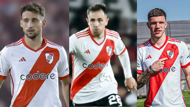 Boselli, Peña Biafore y Carboni, los tres que ya se fueron con Gallardo. Boselli, Peña Biafore y Carboni, los tres que ya se fueron con Gallardo.