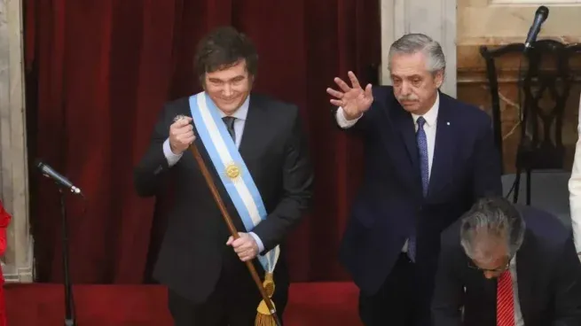 Javier Milei brindó su primer discurso como presidente de la Nación.&nbsp;