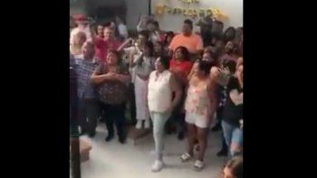 Milagro Sala festejó su cumpleaños en prisión domiciliaria con un show de cumbia.