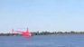 The helicopter in which the businessman was traveling hit the Paraná River The helicopter in which the businessman was traveling hit the Paraná River
