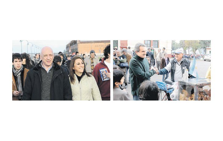 Bonfatti acompañó a la candidata a intendente de Rosario por el Frente Amplio Progresista, Mónica Fein, durante una caminata por la ciudad. Rossi participó de un almuerzo junto a más de 2.500 fiscales del Frente Santa Fe para Todos de Rosario. Luego, recorrió la ciudad y conversó con los vecinos.