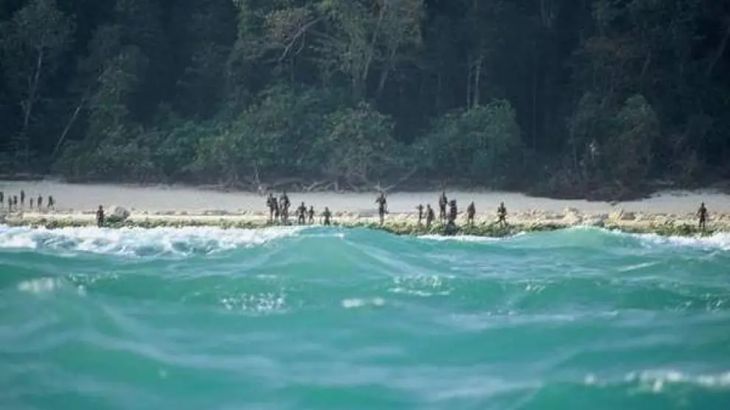 Isla Sentinel del Norte de la India, conocida como Isla Sentinel del Norte de la India, conocida como