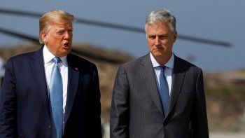 Robert OBrien es el asesor m&aacute;s cercano a Trump que contrajo coronavirus.