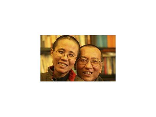 Liu Xia y Liu Xiaobo.