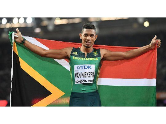 Sin competencia de peso, Van Niekerk ganó el oro que fue a buscar
