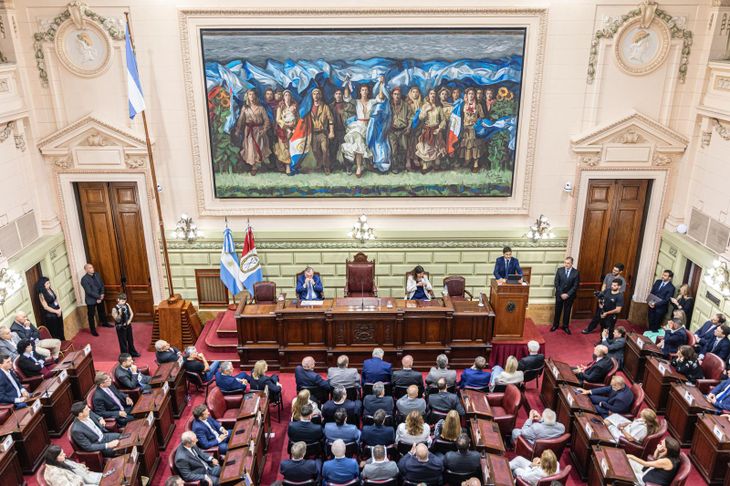 El gobernador santafesino adelantó los ejes de su gestión para 2026. El gobernador santafesino adelantó los ejes de su gestión para 2026.