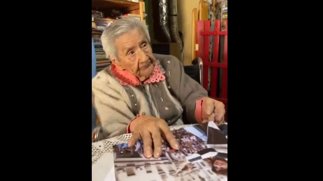 Aurora, de 104 años, firmó su aval para que Cristina Kirchner sea candidata a presidir el PJ.