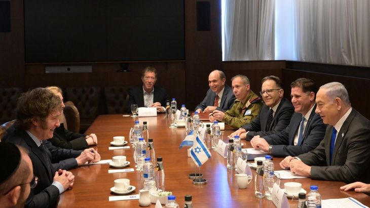 Milei y Netanyahu se reunieron en numerosas ocasiones durante la visita del mandatario argentino a Israel. Milei y Netanyahu se reunieron en numerosas ocasiones durante la visita del mandatario argentino a Israel.