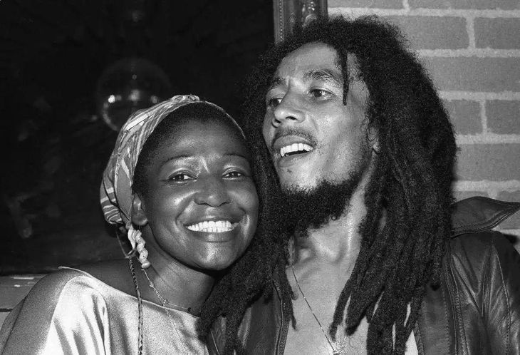 Bob Marley y Rita Anderson.