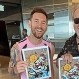 Lionel Messi y un inesperado encuentro con Quico. Lionel Messi y un inesperado encuentro con Quico.
