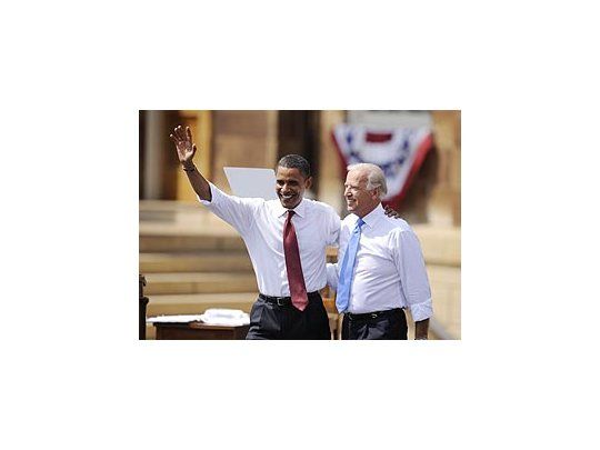 Barack Obama y Joseph Biden.
