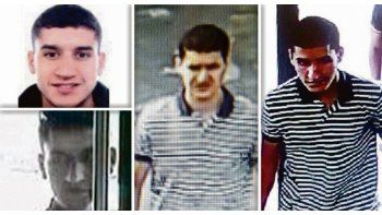BÚSQUEDA Y FINAL. La Policía catalana presentó ayer varias fotos de cámaras de seguridad de Younes Abouyaaqoub, el terrorista que mató a 15 personas en La Rambla de Barcelona. Horas después, caería.