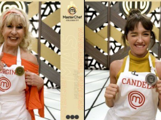 Georgina Barbarosa y Candela Vetrano ganaron las medallas de beneficios por los mejores platos del día.