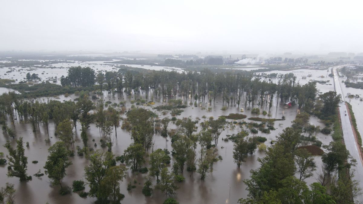 Farmers are concerned about the floods, which left three routes cut off and more than 700 displaced