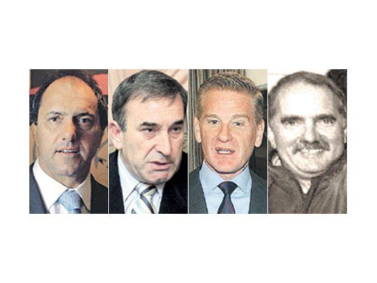 DanielScioli, LuisPatti, Franciscode Narváez y LuisBrunatti