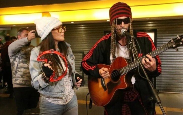 Susana Giménez y Sebastián Yatra sorprendieron con un show improvisado en el subte.
