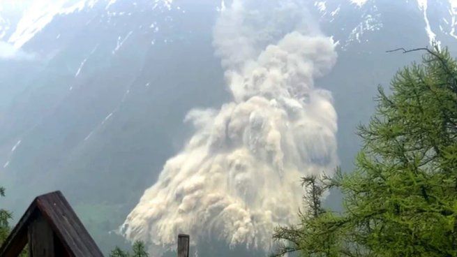 Las autoridades advirtieron riesgo de desprendimiento días atrás.