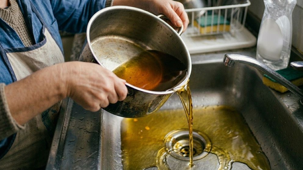 El aceite vegetal usado es uno de los contaminantes más comunes en los hogares.