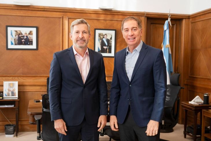 Aliados: Rogelio Frigerio y Diego Santilli. Aliados: Rogelio Frigerio y Diego Santilli.