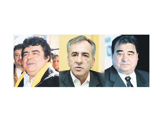 Fernando Espinoza, Jesús Cariglino y Hugo Curto