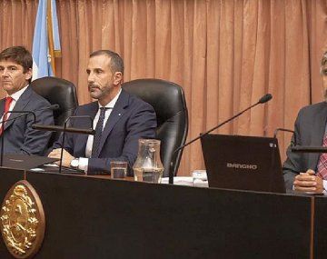 Los jueces del TOF N° 2 que deben fallar por la Causa Vialidad: Andrés Basso, Jorge Gorín y Rodrigo Giménez Uriburu.