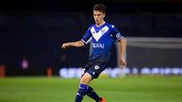 Perrone debutó en la primera de Vélez en marzo del año pasado.