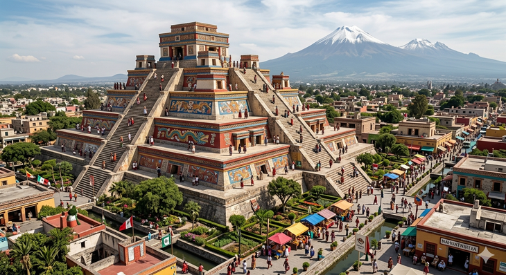 Así se vería la Gran Pirámide de Cholula si los españoles no llegaban a México, según la Inteligencia Artificial Así se vería la Gran Pirámide de Cholula si los españoles no llegaban a México, según la Inteligencia Artificial